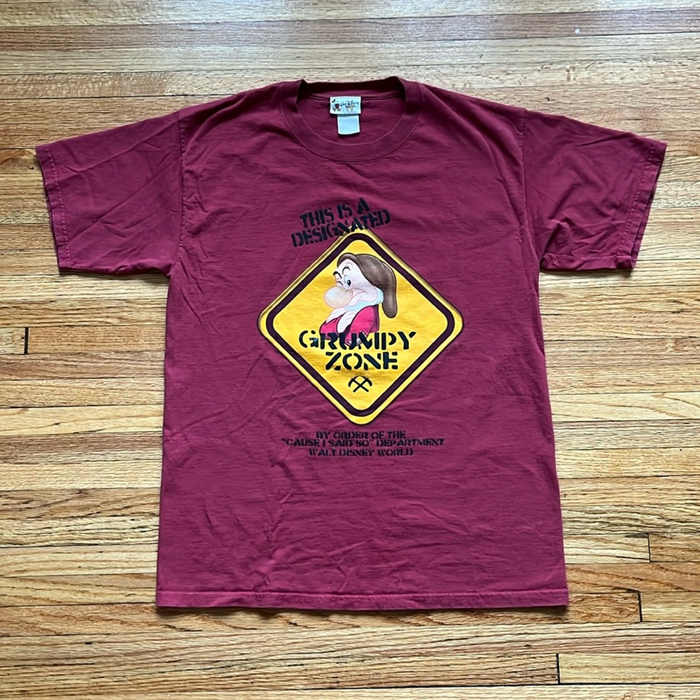 Vintage Grumpy Zone T-Shirt / Walt Disney World / Large